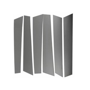 Land Rover Range Rover Sport Pillar Trims - Omac - S. Steel - Gloss Dark - 2014-2017